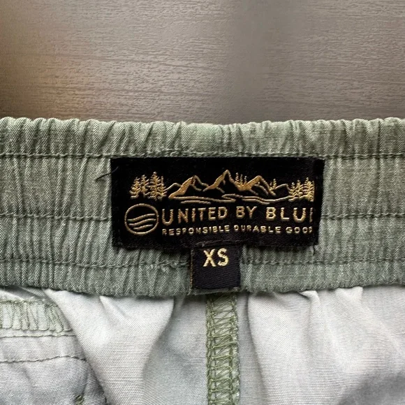 United by Blue Womens Green Sustainable Scallop Boardshort Size XS EUC - Picture 7 of 7